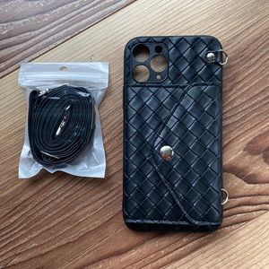 Woven wallet case for iPhone 11 Pro